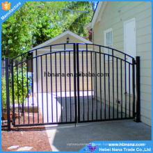 2016 Hottest products steel fence gate / iron main gate designs